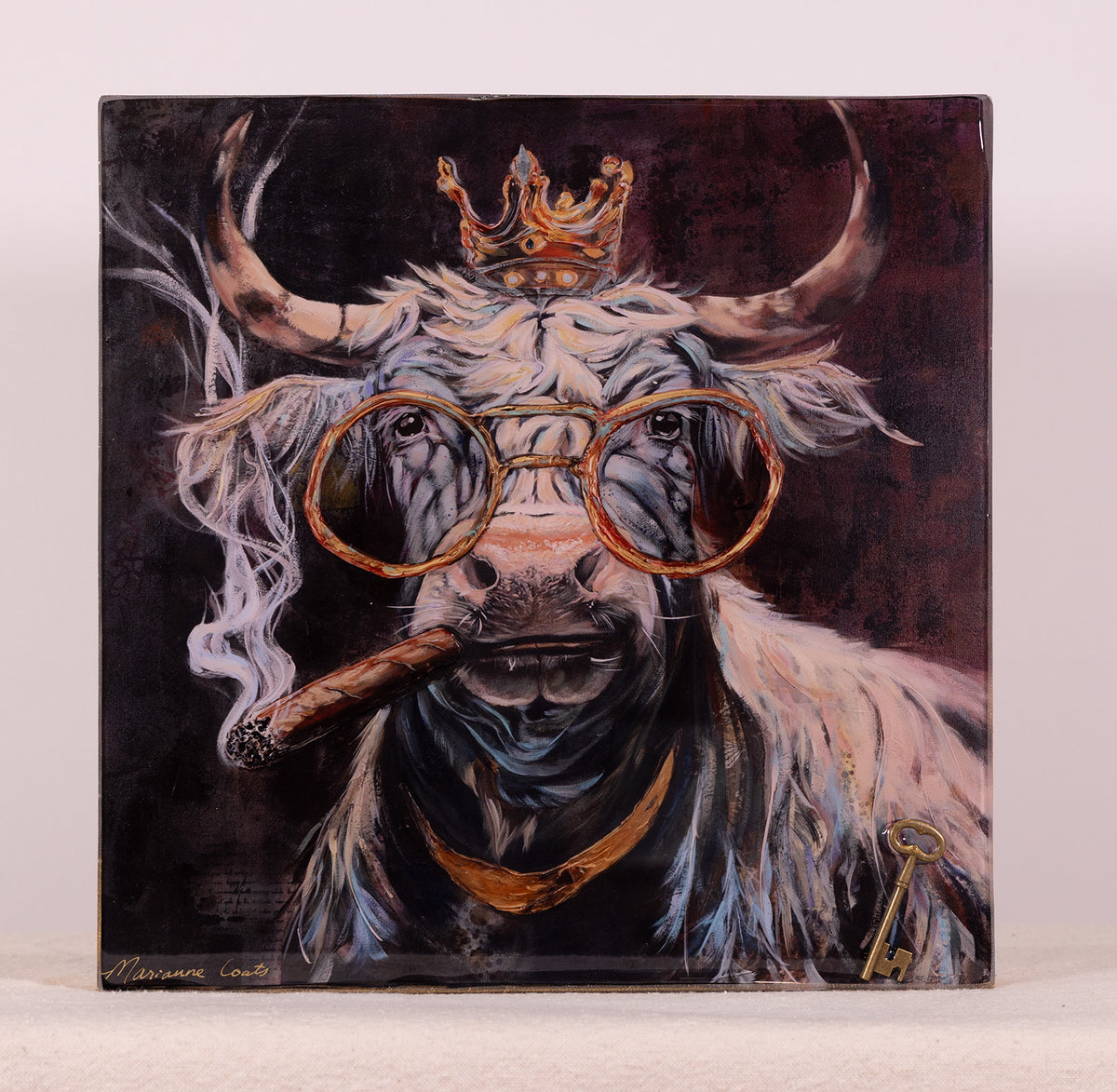 Smoke n Swagger - Hand Embellished Reproduction