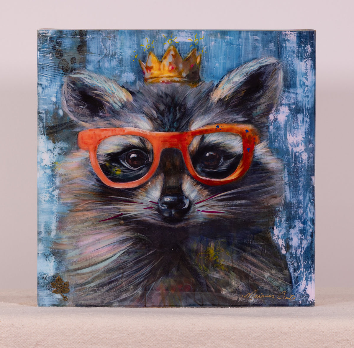 Little Miss Mischief - Hand Embellished Reproduction