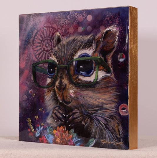 Chubby Cheeks Club - Hand Embellished Reproduction