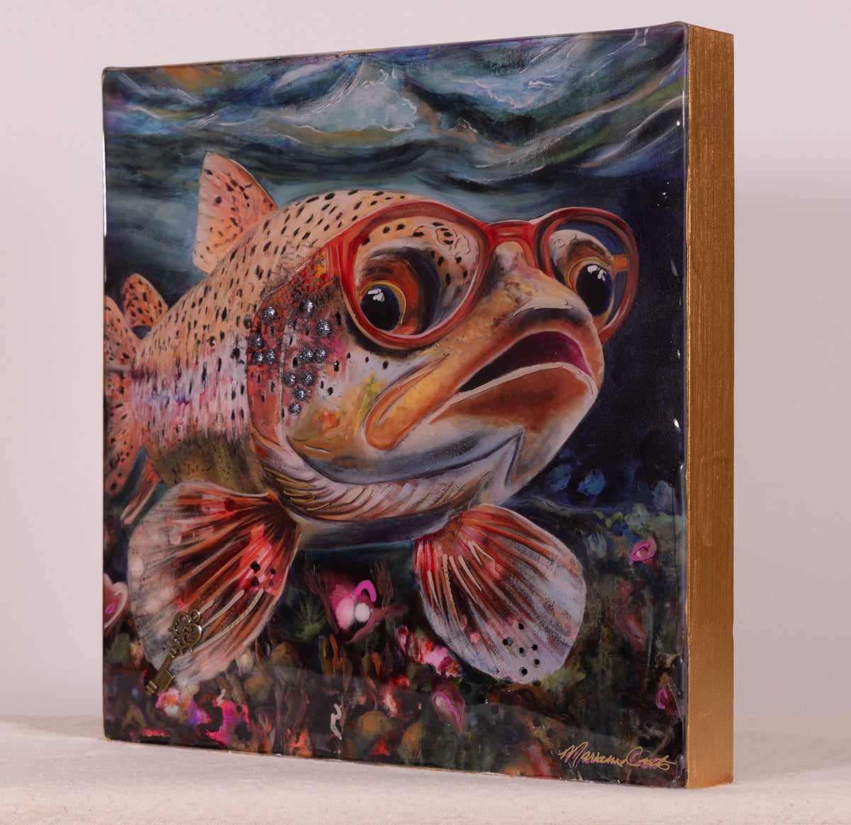 Mi Amor Loco - Hand Embellished Reproduction