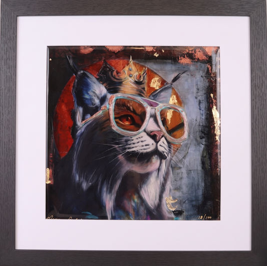 Bobcat - Limited Edition Hand Embellished Print