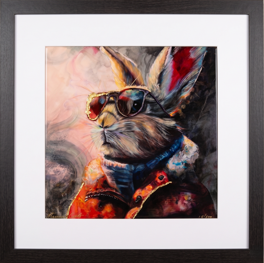 Bunny - Limited Edition Hand Embellished Print