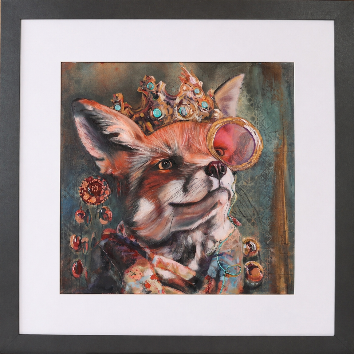 Baby Fox - Limited Edition Hand Embellished Print