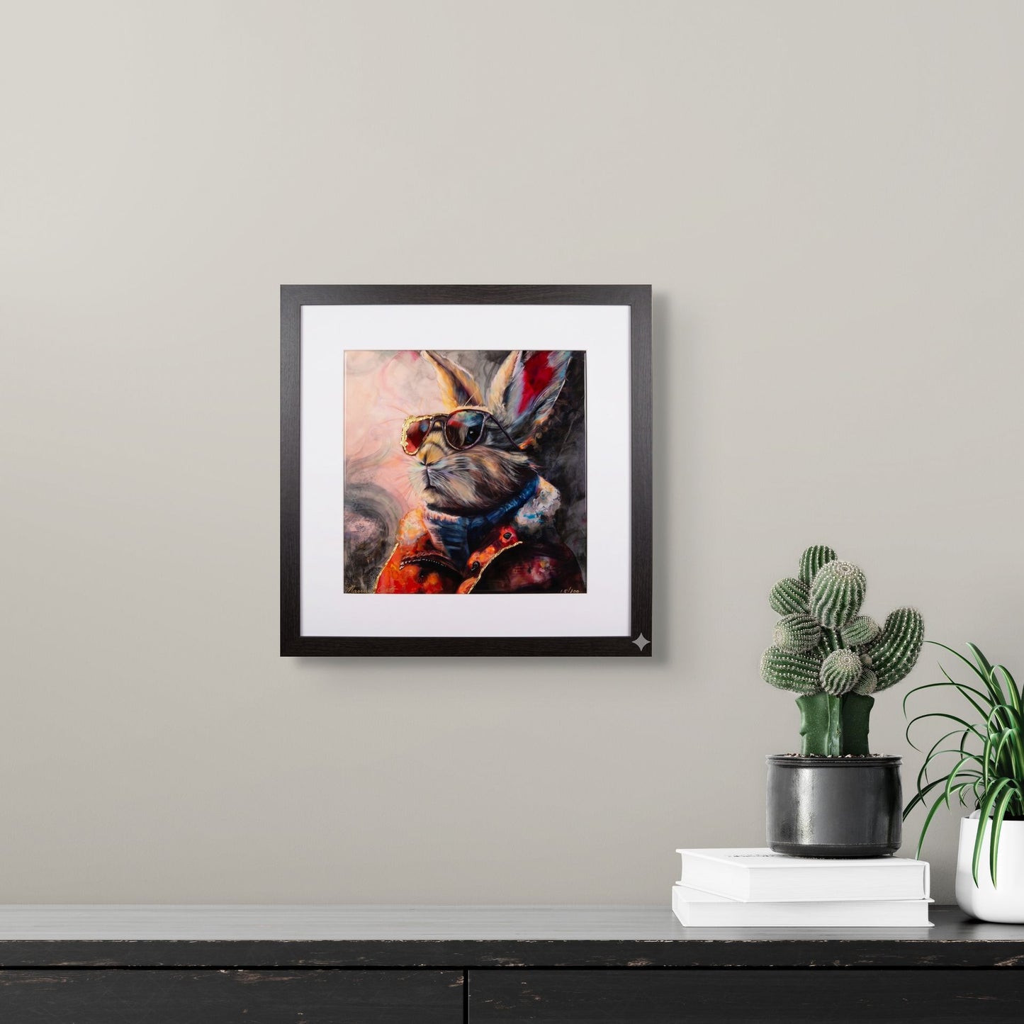 Bunny - Limited Edition Hand Embellished Print